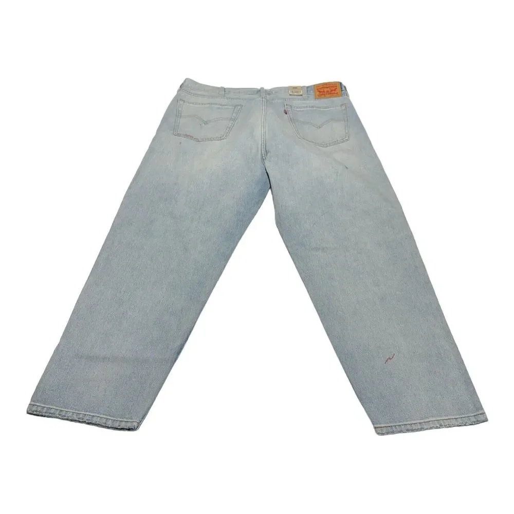 NWT Levi's 550 '92 In The‎ Waves Stained Distressed Relaxed Taper Jeans Sz 40x30